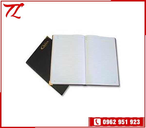 Sổ bìa da đen A4 CK10